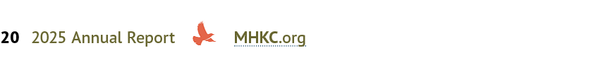 20 2025 Annual Report ￼ MHKC.org 