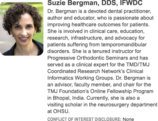 ￼Suzie Bergman, DDS, IFWDC Dr. Bergman is a devoted dental practitioner, author and educator, who is passionate about...